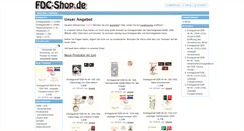 Desktop Screenshot of fdc-shop.de